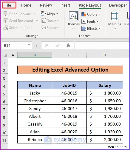 Excel Page Layout Tab Greyed Out? 4 Quick Fixes Explained