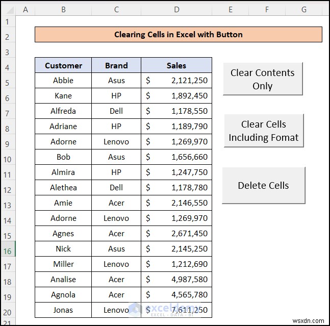 Easily Clear Excel Cells with a One‑Click Button: 4 Simple Steps