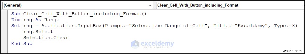 Easily Clear Excel Cells with a One‑Click Button: 4 Simple Steps
