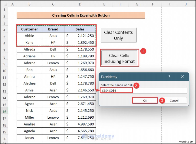Easily Clear Excel Cells with a One‑Click Button: 4 Simple Steps