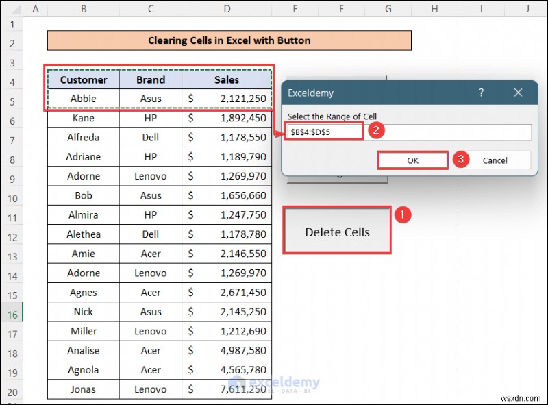 Easily Clear Excel Cells with a One‑Click Button: 4 Simple Steps