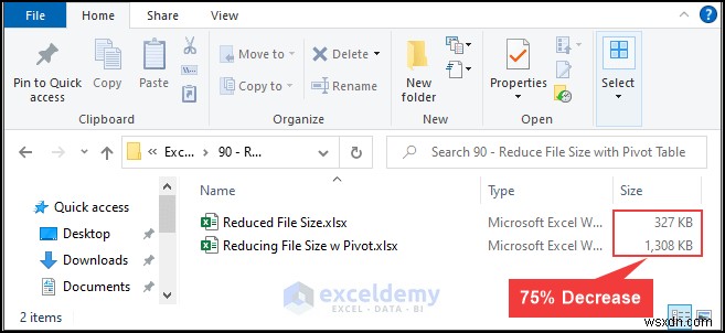 Shrink Excel Files Quickly with Pivot Tables