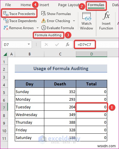 Eliminate Circular References in Excel with 2 Simple Methods