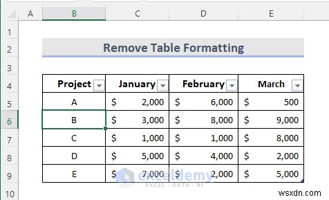 Remove Excel Tables Quickly: 6 Simple Methods