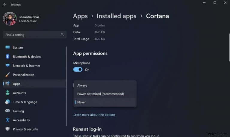 Disable Background Apps on Windows PC to Extend Battery Life