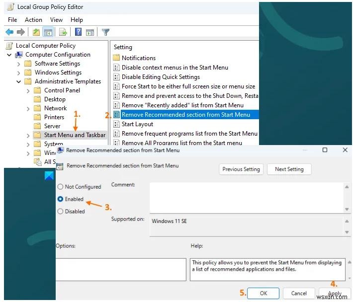 Easily Remove the Recommended Section from Windows 11 Start Menu