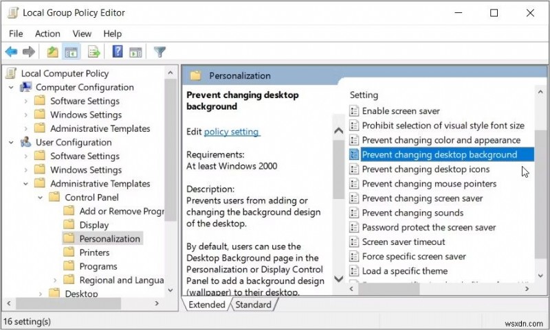 Prevent Others From Changing Your Windows 11 Desktop Background – Easy Steps