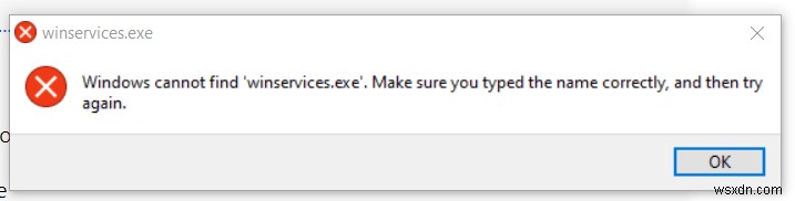 Fixing Winservices.exe Errors on Windows: Step‑by‑Step Guide