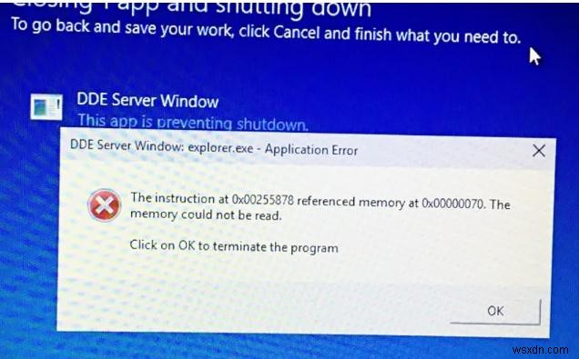 Quick Fix: Resolve DDE Server Window Shutdown Errors on Windows