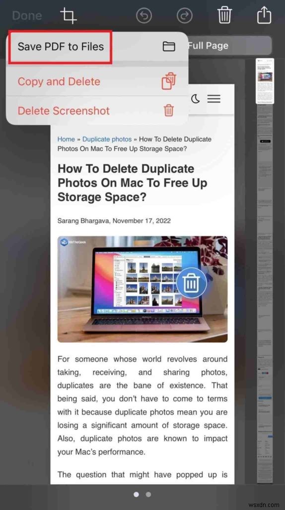How to Capture Full-Page Screenshots on Your iPhone: 3 Simple Methods