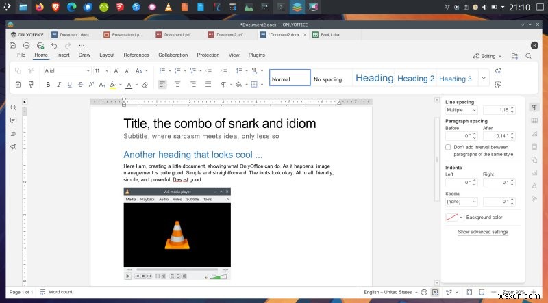 OnlyOffice Desktop Editors 9 Review: Is It the Best Microsoft Office Alternative?