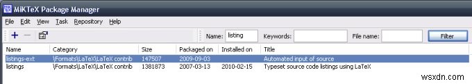 Effortlessly Manage LaTeX Packages with MiKTeX: Search, Install, and Update