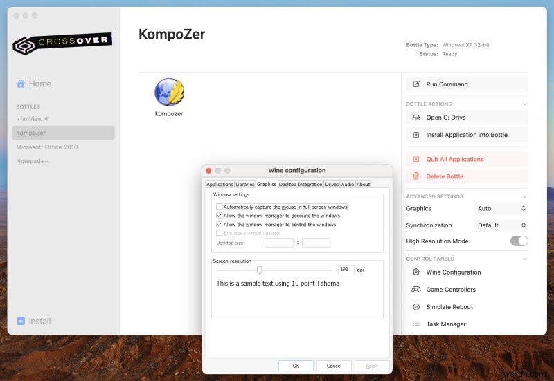 CodeWeavers CrossOver for Mac: Seamless Windows App Experience on macOS