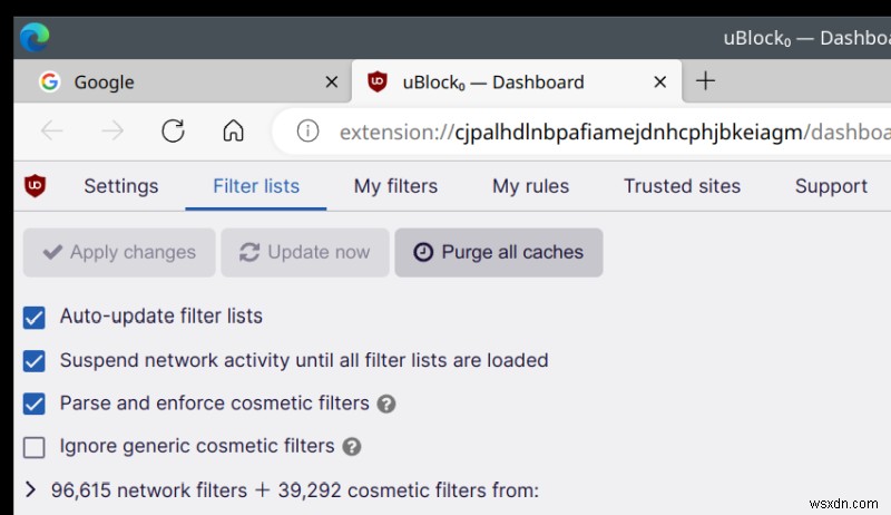 How to Resolve UBlock Origin Filters Failing to Load on Browser Startup