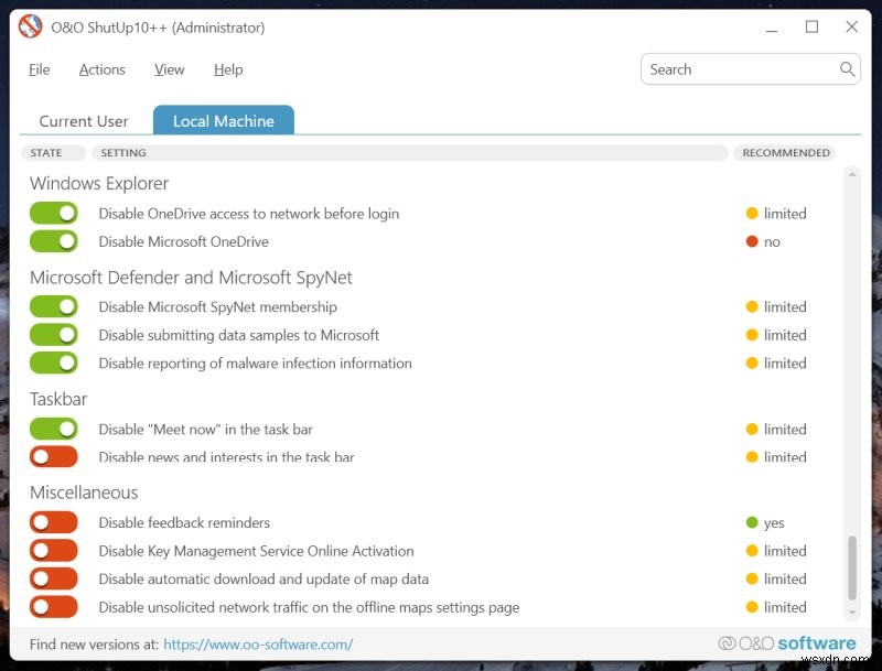 O&O ShutUp10++ & AppBuster: Comprehensive Windows 11 Detox Software