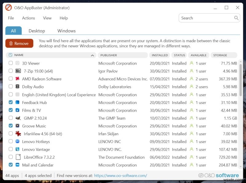 O&O ShutUp10++ & AppBuster: Comprehensive Windows 11 Detox Software