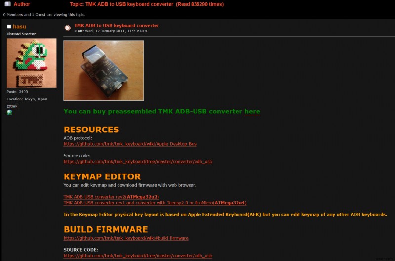 How I Built a Configurable ADB‑to‑USB Adapter to Revive a 1990 Apple Keyboard on Windows
