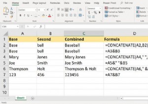 How to use the Excel CONCATENATE Function to Combine Cells