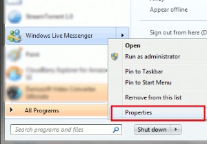 Snippet: Make Windows Live Messenger Minimize to Status Bar