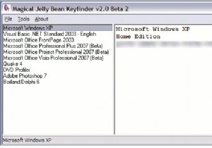 Find Product keys Of Microsoft Softwares and Serial Keys of Windows XP, Vista and Windows 7