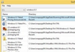 Search Windows Easier and Faster with SwiftSearch