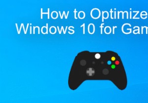 How to Optimize Windows 10 for Gaming