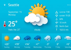 Best Weather Widgets for Windows 10/11