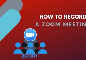 How to Record a Zoom Meeting