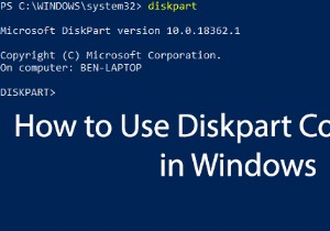 How to Use DiskPart Utility in Windows