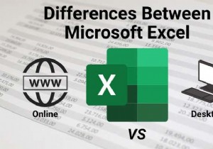 Differences Between Microsoft Excel Online And Excel For Desktop