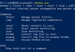 Packet Monitor (PktMon) – Built-in Packet Sniffer in Windows 10