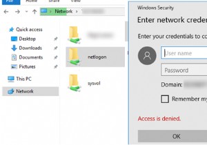 Unable to Access SYSVOL and NETLOGON folders from Windows 10