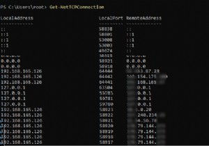 Checking Active TCP/IP Connections on Windows with PowerShell