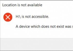 Resolved: A Device Which Does Not Exist Was Specified