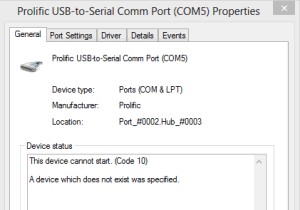 Fix Prolific USB to Serial Comm Port Driver Error on Windows 10/11
