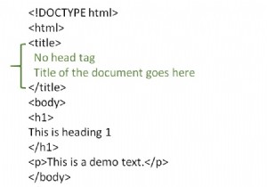 How to create a valid HTML document with no <head> element?