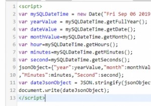 How to convert MySQL DATETIME value to JSON format in JavaScript?