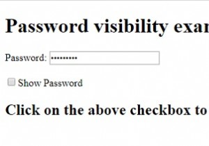 How to toggle between password visibility with JavaScript?