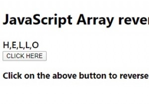 Array reverse() in JavaScript