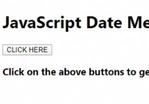 JavaScript - Get Date Methods