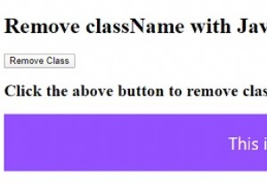 How to remove a class name from an element with JavaScript?