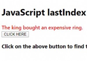 JavaScript lastIndex Property