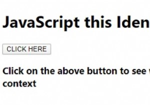 JavaScript this Identifier