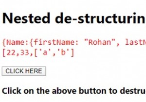 Nested de-structuring in JavaScript.