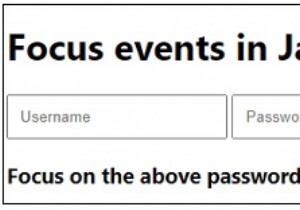 Explain focus events in JavaScript.