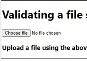 Validating a file size in JavaScript while uploading