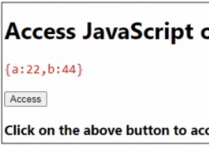How to access JavaScript properties?