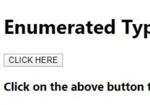 Explain Enumerated Types in JavaScript.