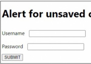 Alert for unsaved changes in form in JavaScript