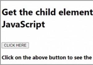 How to get the child element of a parent using JavaScript?